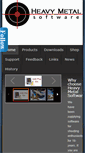 Mobile Screenshot of heavymetalsoftware.com