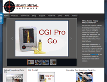 Tablet Screenshot of heavymetalsoftware.com